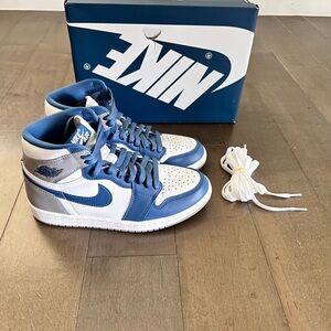 Air Jordan 1 Retro High OG True Blue Nike 7